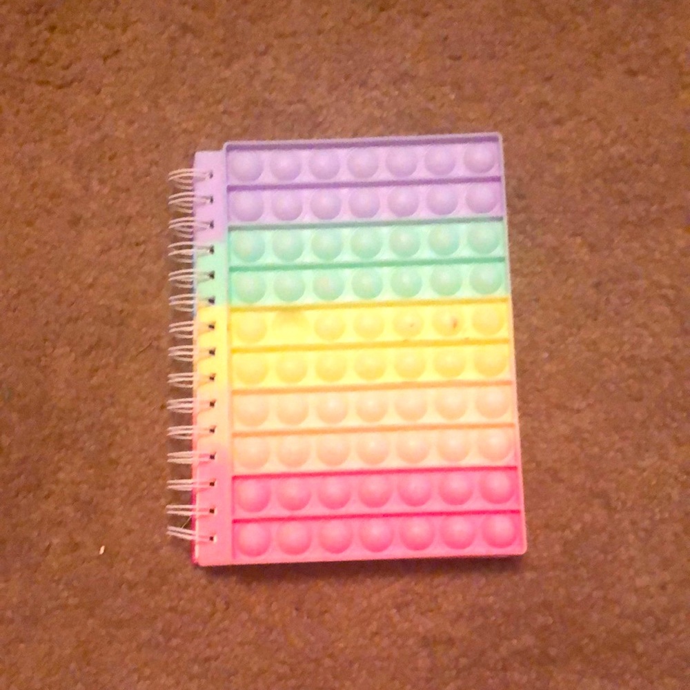 Pop’it  notebook never been used